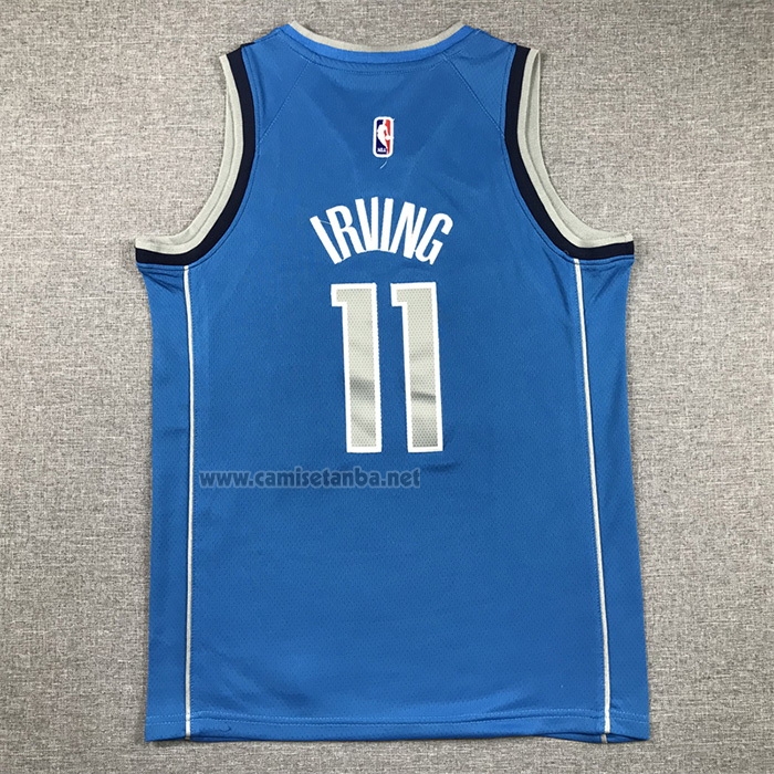 Camiseta Nino Dallas Mavericks Kyrie Irving NO 11 Icon 2022-23 Azul